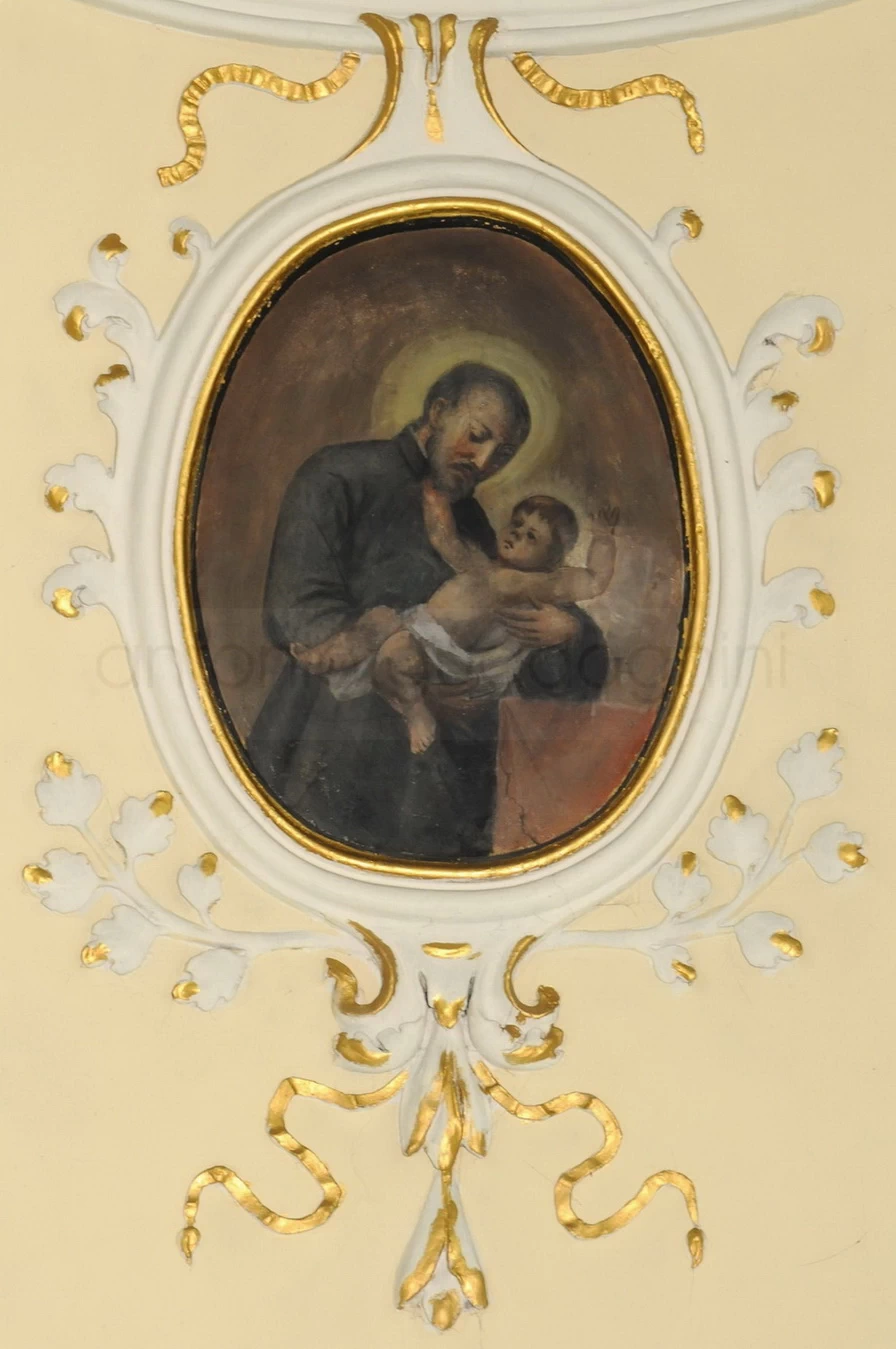 San giuseppe - 1846, affresco, chiesa di San Michele Arcangelo, Gianico (BS)